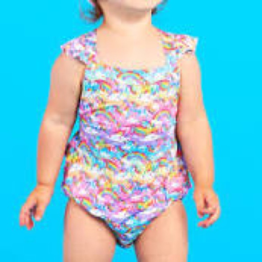 Posh peanut Lisa Frank Markie bubble romper